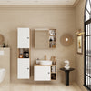 Vienne Banyo Dolabı Takım Açık Ceviz ve Beyaz